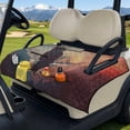 thumbnail image 3 of Whosucclay Eagle Forest Club Car Seat Covers 4 Convenient Pockets Golf Cart Seat Blanket Cover, Foldable Design for 2 Person Carts EZGO, 3 of 9