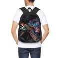 thumbnail image 4 of Disketp Colorful Plant Turtle A Mochila Minimalista de Gran Capacidad, Mochila de Viaje para Escuela, Trabajo o Uso Diario, 4 of 6