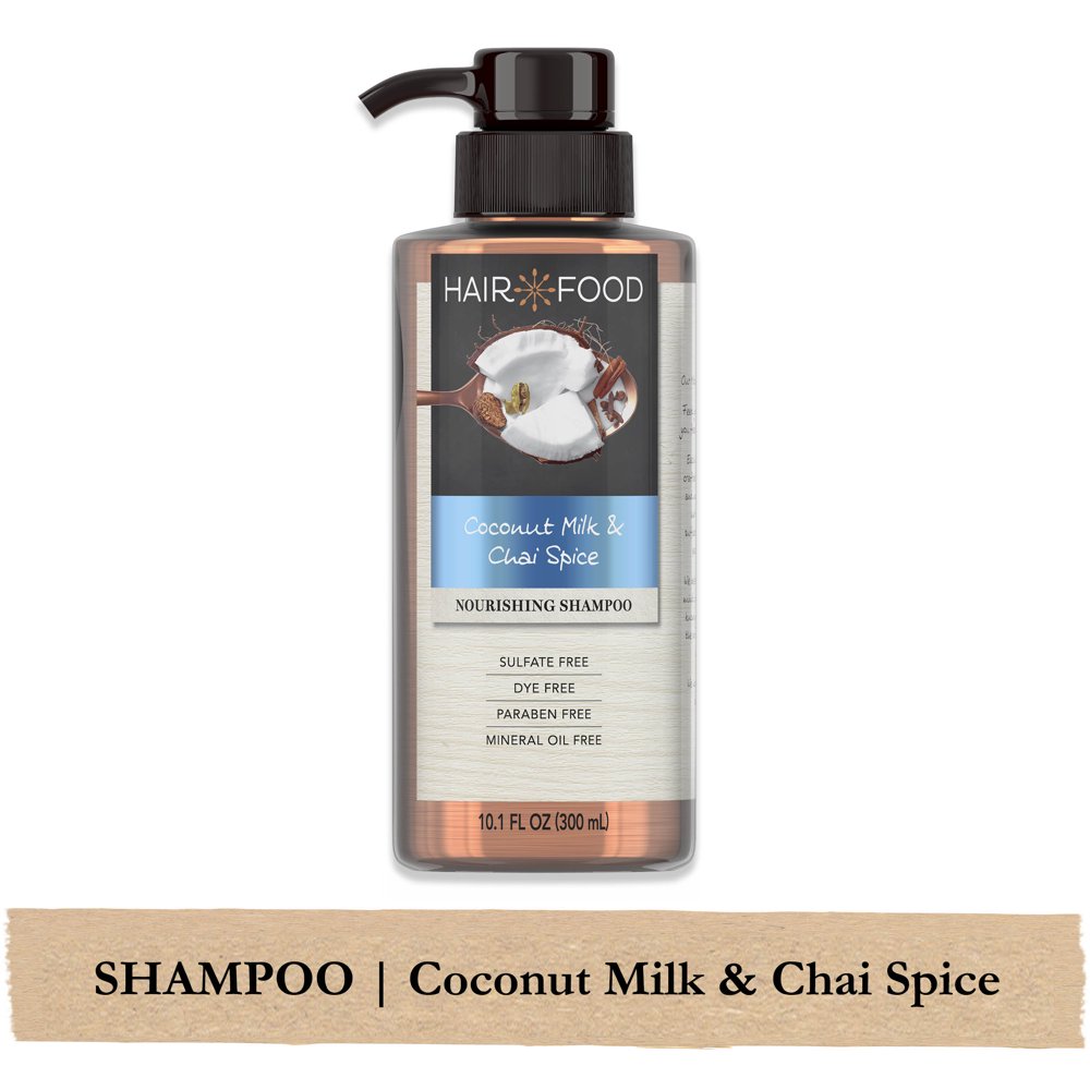 Hair Food Nourishing Shampoo, Coconut and Chai Spice, 10.1 fl oz