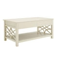 thumbnail image 3 of Linon Whitley Antique White Coffee Table, 3 of 18