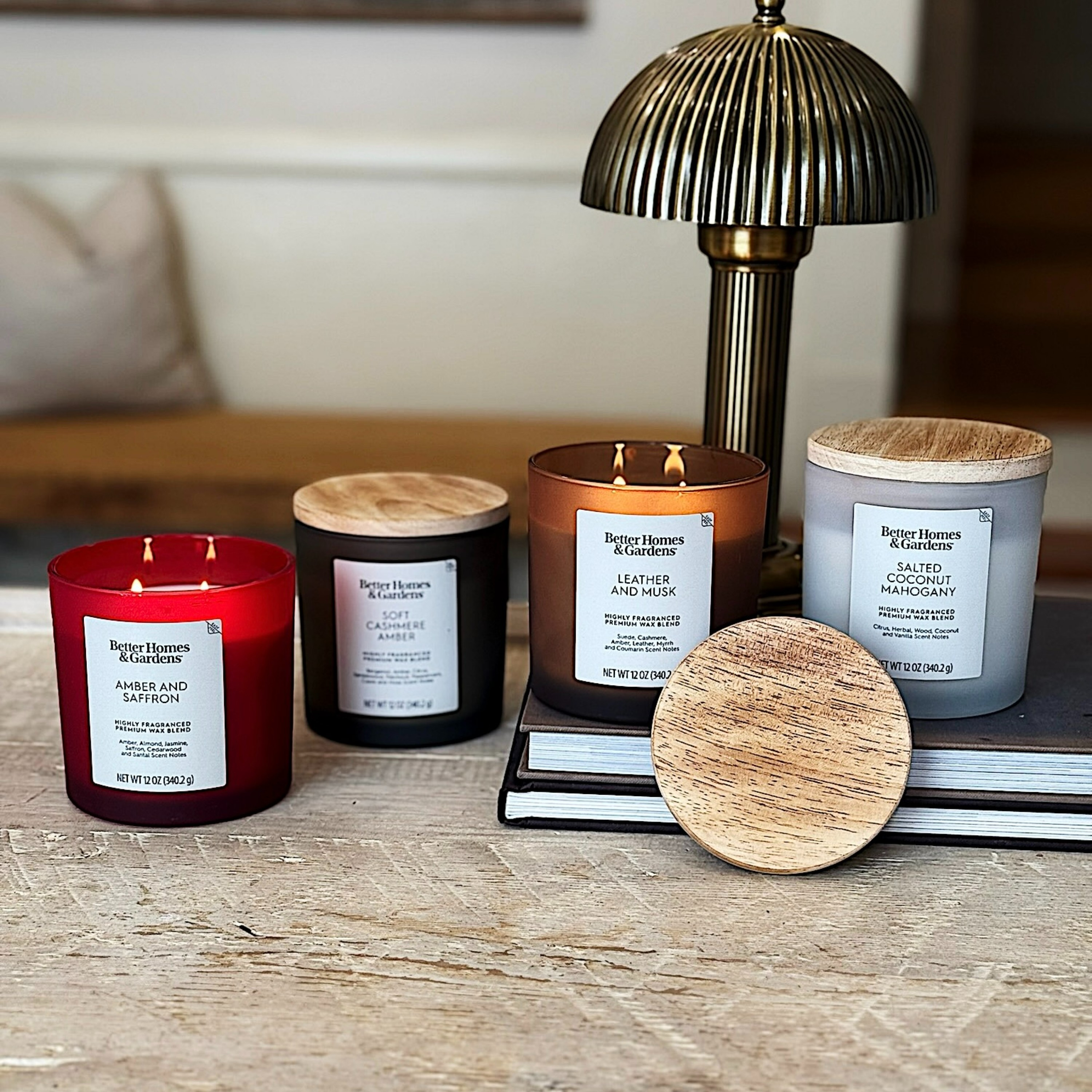 Better Homes & Gardens Cashmere Teak 12oz Candle photo 6