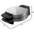 thumbnail image 3 of BLACK+DECKER WMB500 Traditional Belgian-Style Waffle Maker, Stainless Steel, 3 of 12