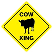 COW CROSSING Sign Funny Novelty Crossing Sign