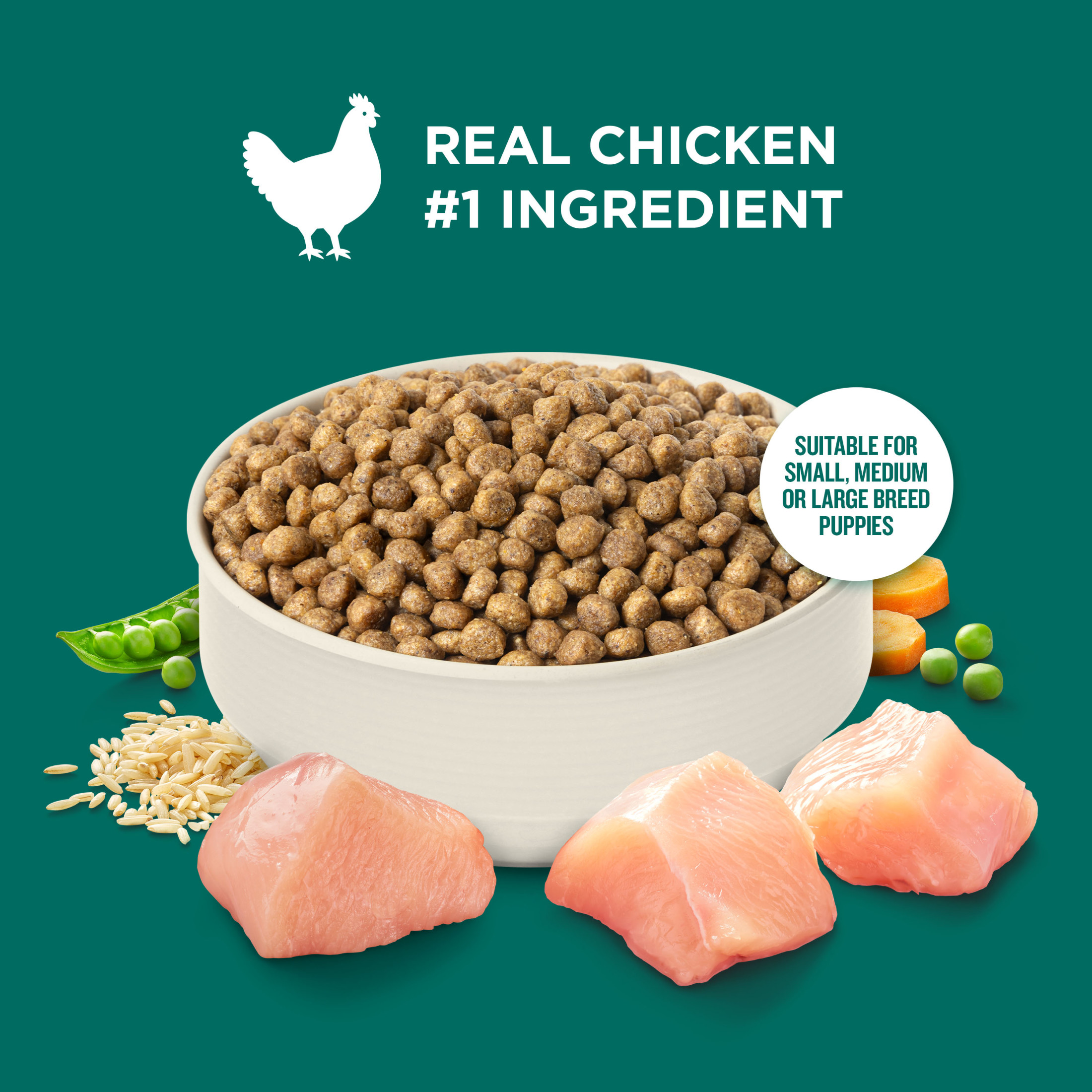 Rachael Ray Nutrish Puppy Chicken Brown Rice Dog Food photo 4