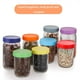 thumbnail image 5 of Bearachild Paquete de 16 tapas de tarro de lata portátil 8 colores mantenimiento fresco interior cocina fruta jugo de leche azúcar nevera tapas Cocina y Comedor Mostrar como imágenes Tipo 1, 5 of 6