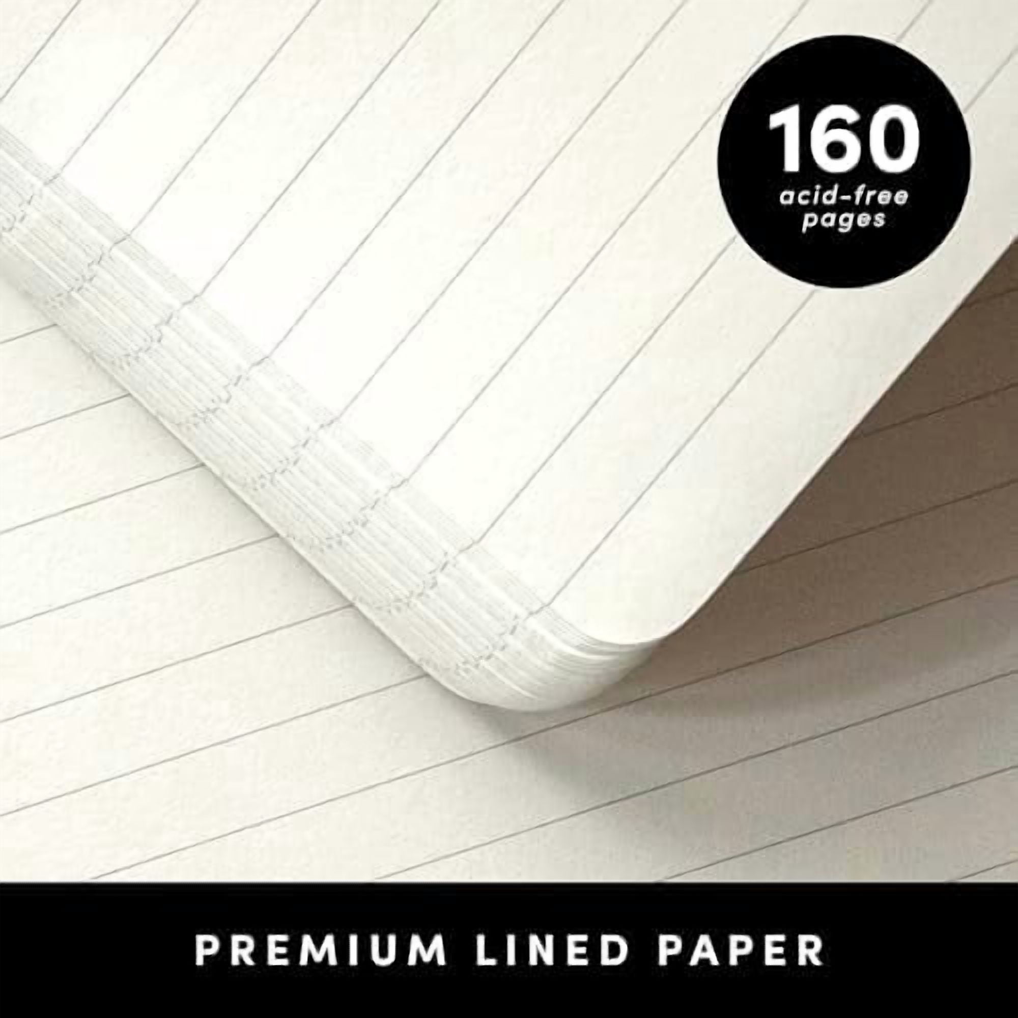 YNGLLC Lined Journal Notebook, Hardcover Journal for Women & Men, 160 Pages, (5.6 in x 8 in), College Ruled Journaling Notebook for Work, School Supplies & Note Taking, (Royal Blue)