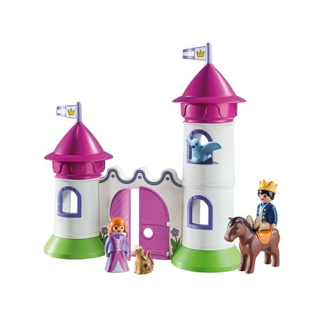 PLAYMOBIL 1.2.3 Castle with Stackable Towers