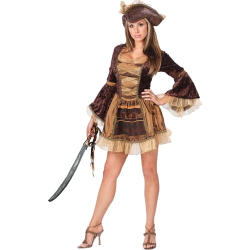 Sassy Victorian Pirate Adult Halloween Costume - Walmart.com