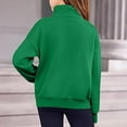 thumbnail image 4 of UFOUND Child Girls Half Zip Sweatshirt Quarter Zip Pullover Sweatshirts With Pocket Hoodie Sweater Fall Clothes For Teen Girls Cozy Toddler Dailywear, 4 of 4