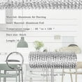 thumbnail image 2 of 4Inch 16FT Long Flexible Aluminum Air Ducting, Heavy-Duty White 4 Layer Dryer Vent Hose, Dryer Duct for HVAC Ventilation,duct fan systems, 2 Stainless Steel Clamps Include, 2 of 8