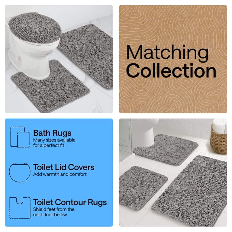 Gorilla Grip, Bath Mat, 24x17, Microfiber Bathroom Rug - Walmart.com