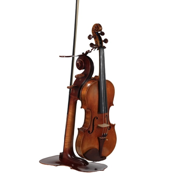 Soporte para violín y soporte para arco YWYLL Exquisita madera hecha a mano