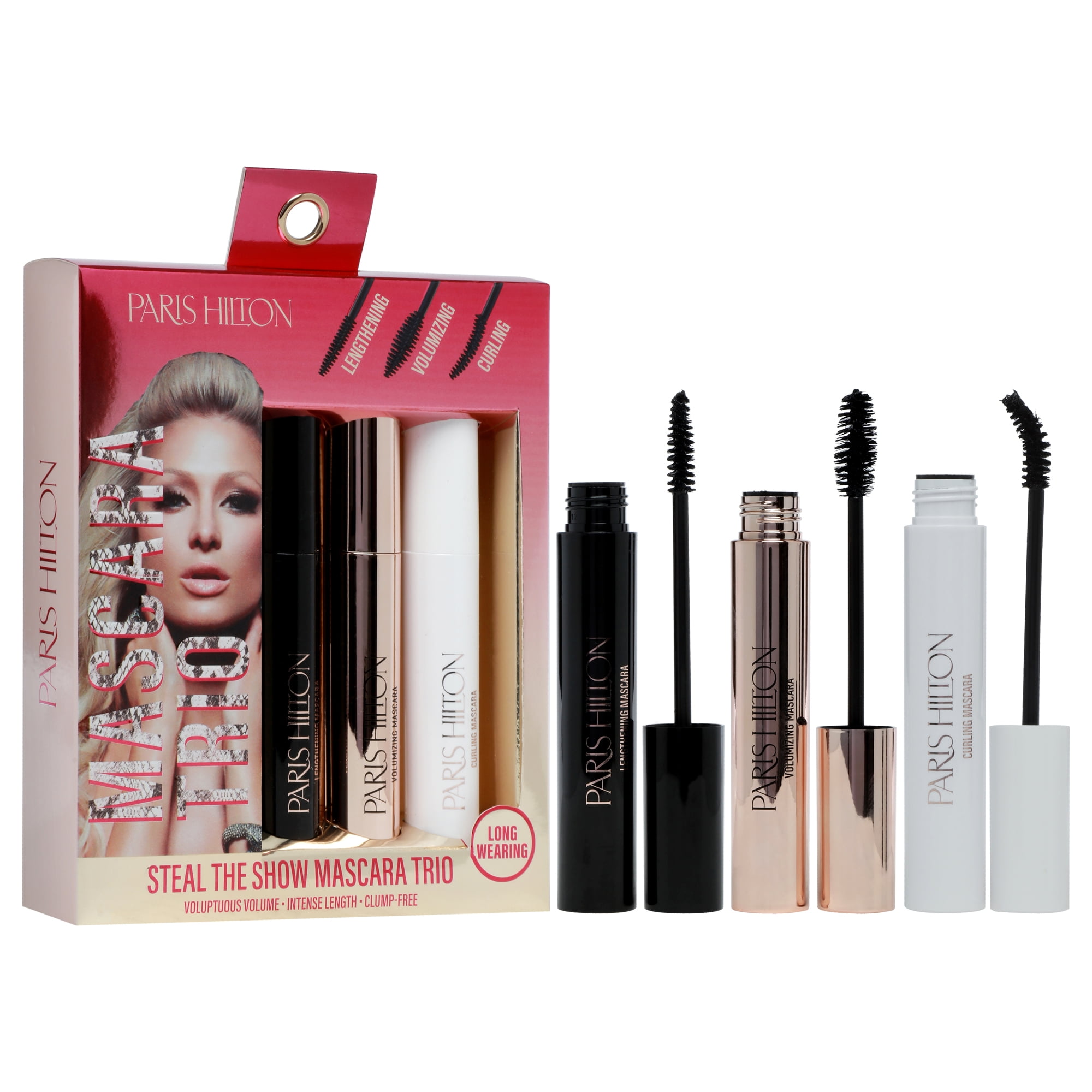 HAE MASCARA 3セット Paris Hilton Cosmetics Mascara Trio, Lengthening, Volumizing