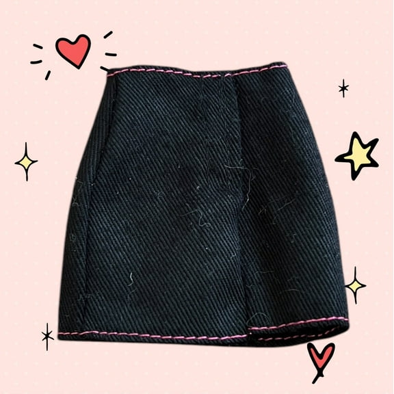 Lol Surprise doll OMG Bartz Fashion Skirt for Doll Clothing Authentic Denim Mini Short Blue