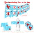 thumbnail image 2 of Red Airplane Bottle Wraps - Set of 20 - Airplane Water Bottle Labels - Airplane Decorations - Made in the USA, 2 of 2