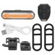 thumbnail image 1 of Luz trasera de señal de giro para bicicleta recargable por USB con Control remoto yuxing, 1 of 5
