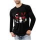 thumbnail image 1 of Blusas y camisas de manga larga con cuello redondo para hombre, ropa deportiva para el hogar, pijamas, camisetas de color liso, blusa deportiva para hombre, poliéster, 1 of 3