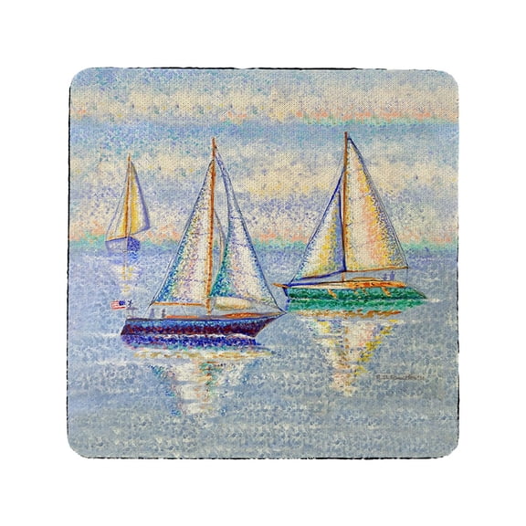 Betsy Drake Interiors Sailing By Coaster Set of 4
