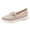 Beige, variant on Orthopedic Platform Penny Loafers for Women Spring Fall Comfort Knitted Fashion Casual Slip on Walking Wedges Dress Shoes