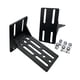 thumbnail image 2 of 2 soportes de negros de repuesto, clip de fijación lateral estable para tienda de campaña, kit de instalación de soporte en forma de L de acero, 2 of 8