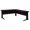 Mahogany, variant on Fusion 72 in. L-Desk Shell with 48 in. Return- Maple