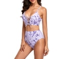 thumbnail image 4 of Nuevo traje de baño dividido para mujer Traje de baño sexy casual con estampado de teñido anudado Fridja nalpqowj19418, 4 of 8