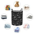 thumbnail image 5 of KLL Travel The World Waterproof Foldable Laundry Hamper Bucket with Handles for Storage Bin,Kids Room,Home Organizer (Small ), 5 of 7