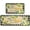 Lemon, variant on Kitchen Mats for Floor Lemon Kitchen Rugs Sets of 2 Non Slip Absorbent Washable Kitchen Rugs Anti Fatigue 17"x47"+17"x30"