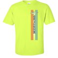 thumbnail image 2 of Fair Game Mustang Racing Stripe Ford T-Shirt, 5.0 Patriotic Shelby Pony Tribar, ford graphic tee-Safety Green-2x, 2 of 6