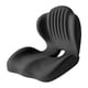 thumbnail image 3 of Cojín para silla de oficina con soporte lumbar, cómodo cojín de espuma viscoelástica para asiento y respaldo, almohadilla para silla de juego de coche Negro, 3 of 8