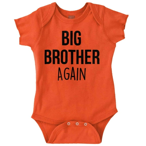 Baby Announcement Oldest Big Brother Bodysuit Jumper Boys Infant Baby Brisco Brands 12M
