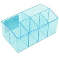 thumbnail image 3 of S SERENABLE Plastic Cosmetic Organizer Makeup Case Jewelry Storage Holder Box Blue, 3 of 7