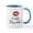 White/Blue Inside, variant on CafePress - Hello Beautiful Red Lips Mug - 11 oz Ceramic Mug - Novelty Coffee Tea Cup