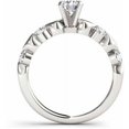 thumbnail image 3 of 1-1/10 Carat T.W. Diamond Classic 14kt White Gold Engagement Ring, 3 of 5