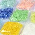 thumbnail image 4 of Bolsa de regalo de boda de papel triturado de hierba de rafia de color, relleno de caja de dulces, papel plisado, nido de gallina, hierba, 4 of 6