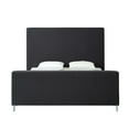 thumbnail image 3 of Inspired Home Gregory Linen Upholstered Platform Bed, 3 of 10