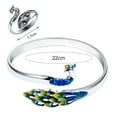 thumbnail image 5 of Soumake Women Bracelet Colorful Peacock Jewelry Elegant Electroplating Ring Bangle for Wedding, 5 of 8