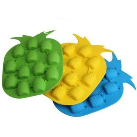 Beautiful Shapes - Beautiful Thermal Plastic Rubber Pineapple Shape Ice Cube Cake Mold