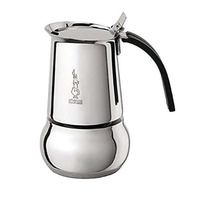 bialetti kitty coffee maker, stainless steel, 4cup(8 oz) (06660)