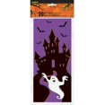 thumbnail image 1 of Haunted House Halloween Cellophane Bags, 20ct, 1 of 3