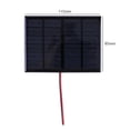 thumbnail image 3 of Mini panel solar 3W 12V Módulo de celda pequeña para batería de 9-12V/teléfono móvil, 3 of 4