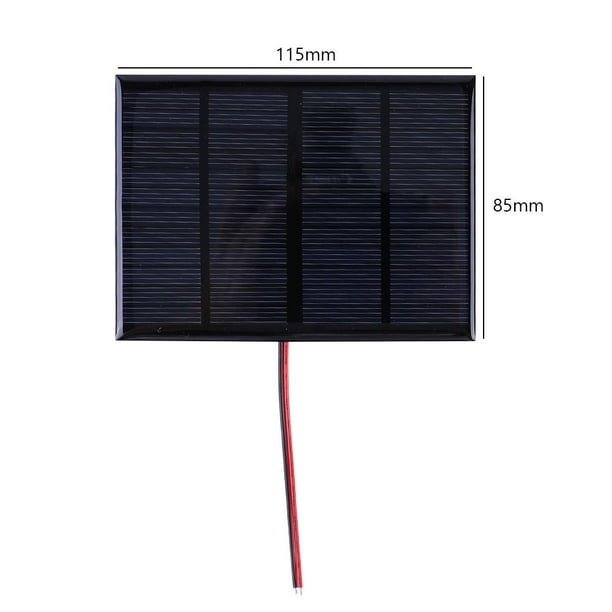 Mini Solar Panel 3W 12V Small Cell Module for 9-12V Battery/Mobile Phone Sywqhk Para estrenar
