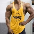 thumbnail image 2 of Hombres Casual Summer Sport Print Fitness Top Racer Tank Tops Chaleco Pompotops oipoqjl30846, 2 of 9