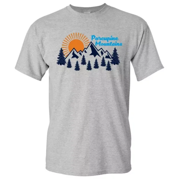 ANUNSHIRT Porcupine Mountains - Porkies Michigan Michigander Upper Peninsula T Shirt Unisex S-5XL Hot Trending Shirt, Vintage Birthday Gift