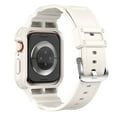 thumbnail image 3 of Dwitch Band for iWatch Series 10 42mm, Rugged TPU Sport Band with Integrated Case,Protective Bumper for Outdoor & Fitness Use,Starlight, 3 of 5