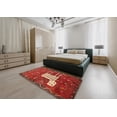 thumbnail image 4 of Ahgly Company Indoor Rectangle Traditional Red Area Rugs, 5' x 8', 4 of 6