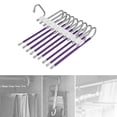 thumbnail image 3 of Organizador colgante Inteprter para pantalones Acero inoxidable 33.2x24 cm Violeta, 3 of 6
