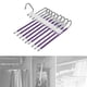 thumbnail image 3 of Organizador colgante Inteprter para pantalones Acero inoxidable 33.2x24 cm Violeta, 3 of 6
