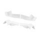 thumbnail image 4 of 4 piezas de canalones para canaletas de lluvia para RV, extensión de canalones para lluvia, conducción directa de agua de lluvia blanco, 4 of 9