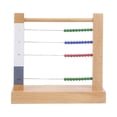 thumbnail image 4 of Pequeño marco de cuentas de madera, juguete de madera, material de aprendizaje preescolar, matemáticas preescolares 235 cm x 7 cm x 21 cm, 4 of 9